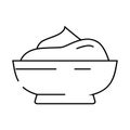 quark milk product line icon vector illustration