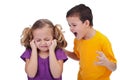 Quarreling kids