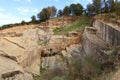 Quarry in Atarfe near Granada, Andalucia, Spain Royalty Free Stock Photo