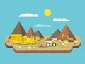 Quarry Flat Illustration