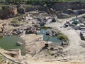 Quarry. Granite quarry is used for mining. Royalty Free Stock Photo