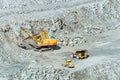 Quarry mining of asbestos, Urals, Russia