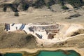 The quarry at a phosphate mine.