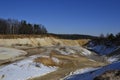 Quarry for sand mining