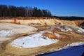 Quarry for sand mining