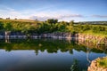 Quarry at Stanhope now disused