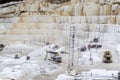 Quarry of white marble Royalty Free Stock Photo