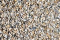 Quarrying of gravel and sand in a gravel pit - background pebble Royalty Free Stock Photo