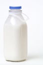 Quart of Milk Bottle Royalty Free Stock Photo