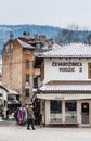 View of Quarter central Sarajevo city Bosnia and Herzegovina Royalty Free Stock Photo