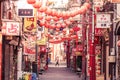 Quarter of the early morning of Yokohama Chinatown