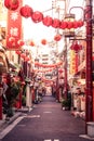 Quarter of the early morning of Yokohama Chinatown