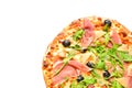 Quarter pizza Royalty Free Stock Photo