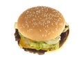 Quarter Pounder Beefburger Royalty Free Stock Photo