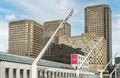 Montreal downtown Complexe Desjardins and the ART contemporain Museum Royalty Free Stock Photo