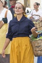 QUARTU S.E., ITALY - September 21, 2014: Parade of Sardinian costumes and floats for the grape festival in honor of the