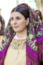 QUARTU S.E., ITALY - September 17, 2016: Parade of Sardinian costumes and floats for the grape festival in honor of the