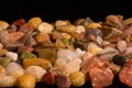 Quartz Agate Jasper Small Rocks Polished Royalty Free Stock Photo