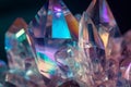 Quartz crystal glossy. Generate Ai