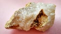 Quartz crystal from limestone cave in Central Java Indonesia Royalty Free Stock Photo