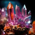 Quartz crystals beautiful colors