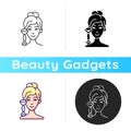 Quartz facial roller icon