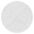 Quartz gray round seamless ceramic mosaic tile and pattern useful as background or texture