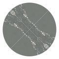 Quartz gray round seamless ceramic mosaic tile and pattern useful as background or texture