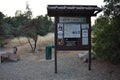 Quartz Hill Trailhead Sign near Redding, California