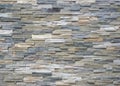 Quartzite natural stone cladding for external walls. Background and texture Royalty Free Stock Photo