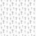 Quastion mark seamless pattern Royalty Free Stock Photo