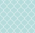 Quatrefoil geometric seamless pattern