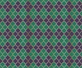 Quatrefoil pattern, argyle seamless background.