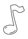 Quaver Musical Note Royalty Free Stock Photo