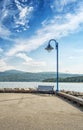 Quay bench and Lampost