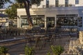 Quay of the city of Kalamata Greece, Prefecture of Messinia, Peloponnese Royalty Free Stock Photo