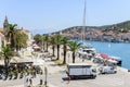 Quay of the city of Trogir, Croatia.