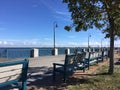 Quay in New York in the Canarsie park area