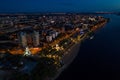 Samara city aerial