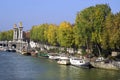 Quay of Seine in Paris Royalty Free Stock Photo