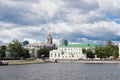 Quay wharf embankment Yekaterinburg City.