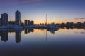 Quayside Marina at Sunrise Royalty Free Stock Photo