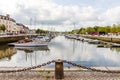 The quayside and marina at Vannes, Brittany, France