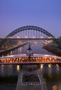 The Quayside, Newcastle Upon Tyne Royalty Free Stock Photo