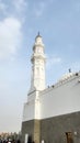 Quba Mosque Tower in Medina Royalty Free Stock Photo