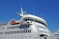 Quebec; Canada- june 25 2018 : a ferry which cross the Saint Laurent river