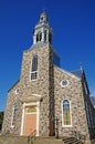 Quebec; Canada- june 25 2018 : historical church of Bonne Aventure