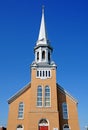 Quebec; Canada- june 25 2018 : historical church of Saint Simeon Bonne Aventure