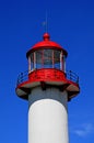 Quebec; Canada- june 25 2018 : lighthouse of Matane in Gaspesie Royalty Free Stock Photo