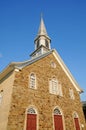 Quebec; Canada- june 25 2018 : Notre dame de l Assomption church of  Berthier sur Mer Royalty Free Stock Photo